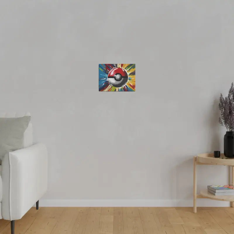 Poke-Ball Artwork - Matte Canvas Stretched 0.75’’