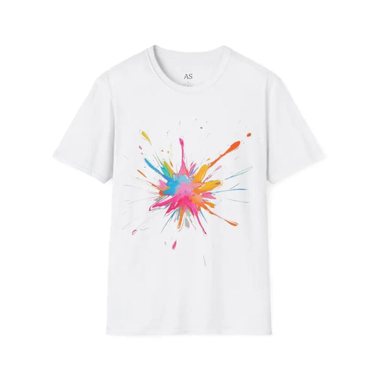 Colour Splatter - Adult Unisex T-Shirt - Men and Women