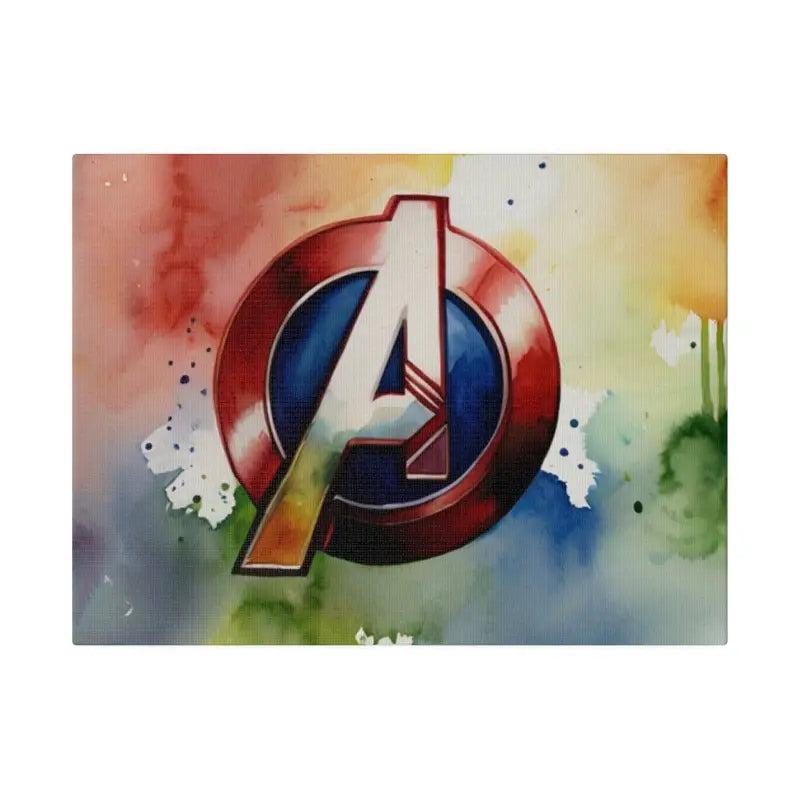 Colourful Avengers Logo - Matte Canvas Stretched 0.75’’