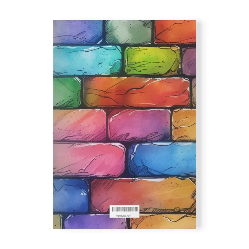 Colourful Bricks - Softcover Notebook A5