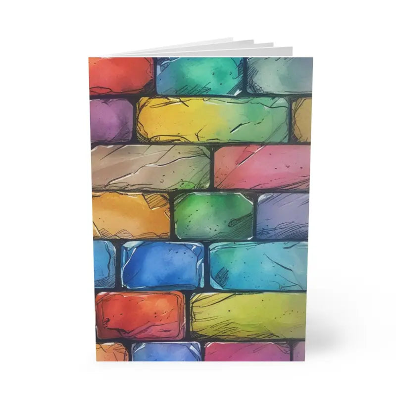 Colourful Bricks - Softcover Notebook A5