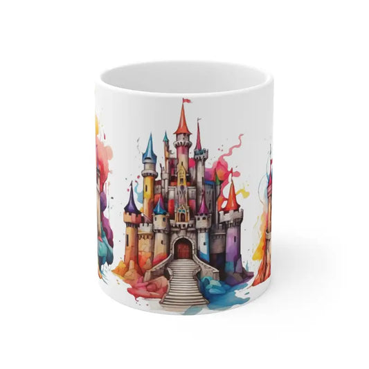 Colourful Castles Mug - Ceramic Coffee 11oz