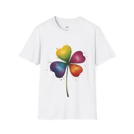 Colourful Clover - Adult Unisex T-Shirt - Men and Women