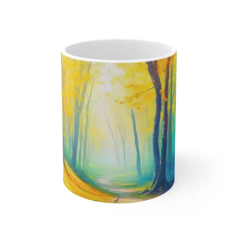 Colourful Forest Mug - Ceramic Coffee 11oz