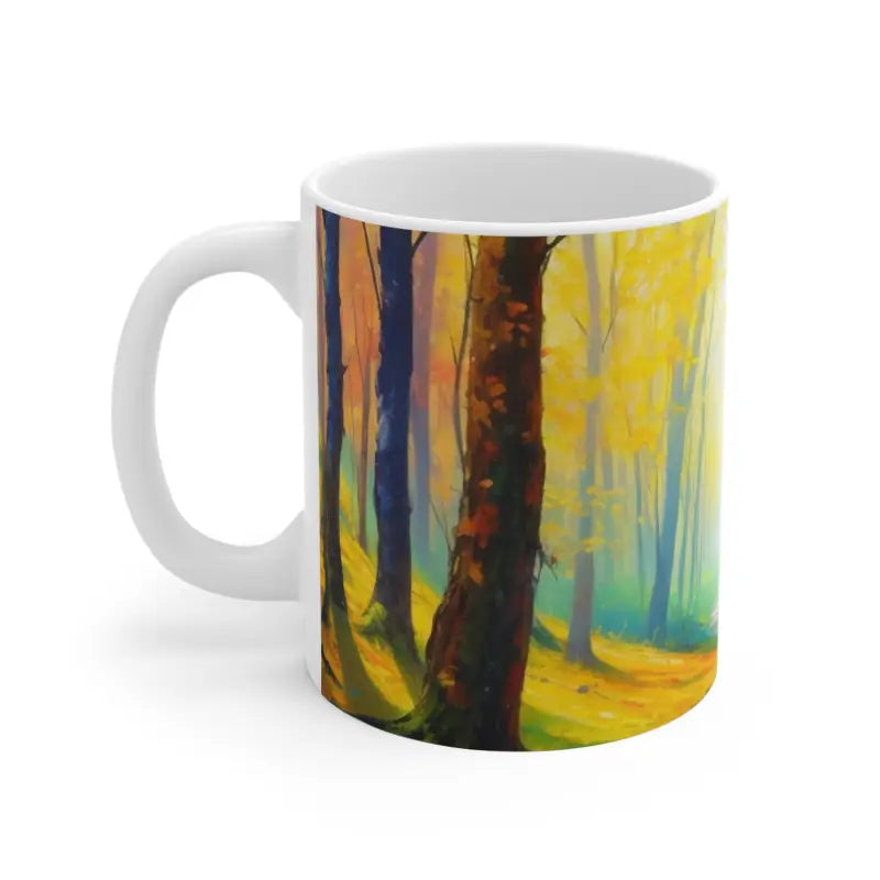 Colourful Forest Mug - Ceramic Coffee 11oz