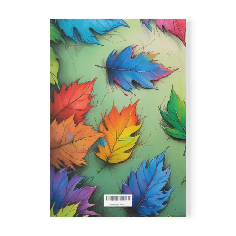 Colourful Leaves - Softcover Notebook A5