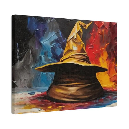 Colourful Sorting Hat - Matte Canvas Stretched 0.75’’