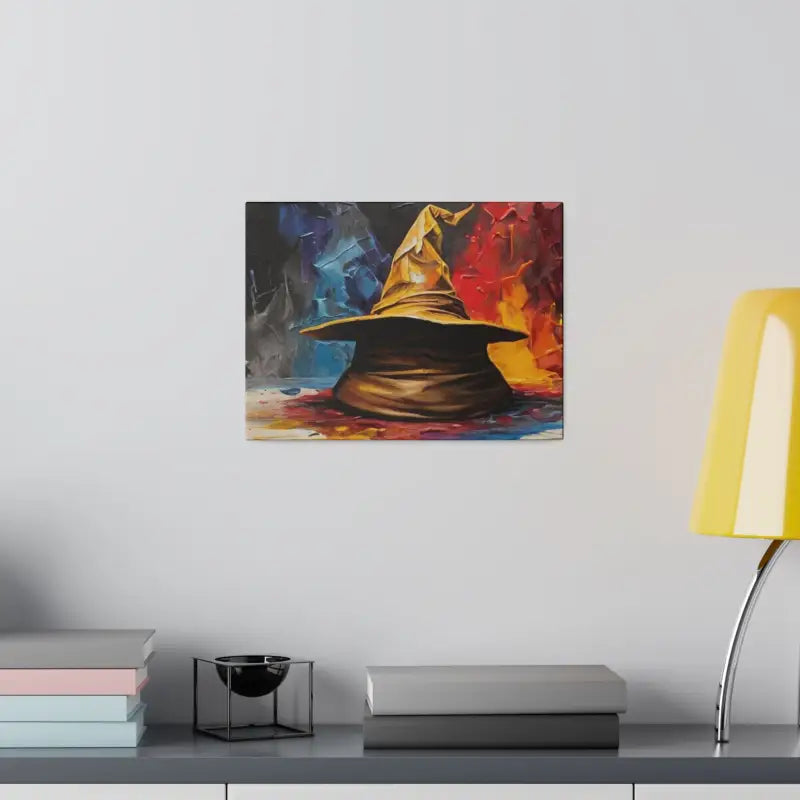 Colourful Sorting Hat - Matte Canvas Stretched 0.75’’