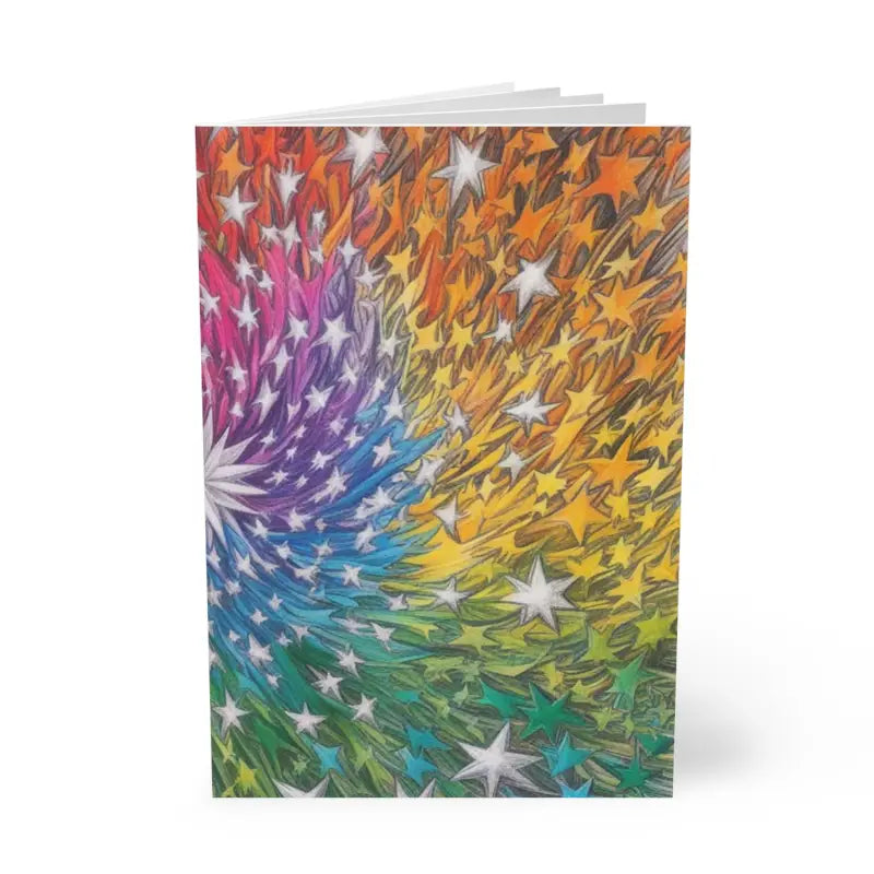 Colourful Stars - Softcover Notebook A5