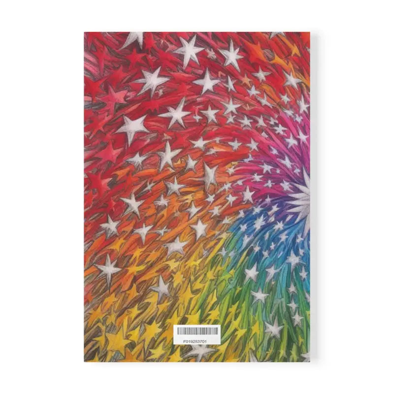 Colourful Stars - Softcover Notebook A5