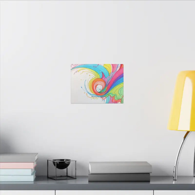 Colourful Swirl Art Canvas Wall Décor - Matte Stretched 0.75’’