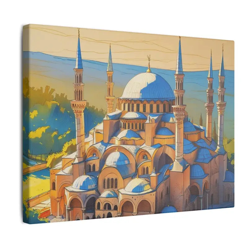 Hagia Sofia (Turkey / Turkiye) Sketched Canvas