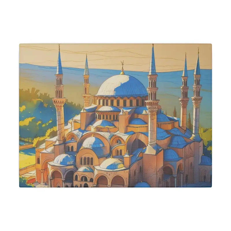 Hagia Sofia (Turkey / Turkiye) Sketched Canvas