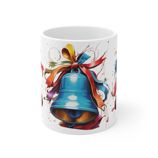 Colourful Messy Bells Mug - Ceramic Coffee 11oz