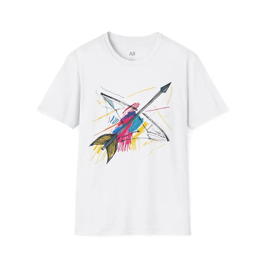 Messy Bow and Arrow - Adult Unisex T-Shirt - Men Women