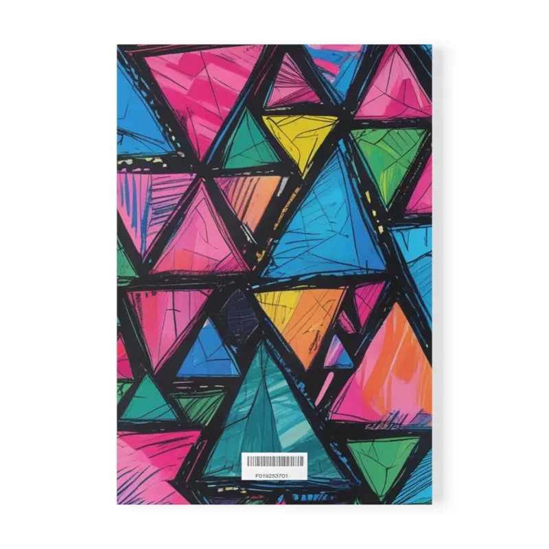 Messy Sketched Triangles Mug - Softcover Notebook A5