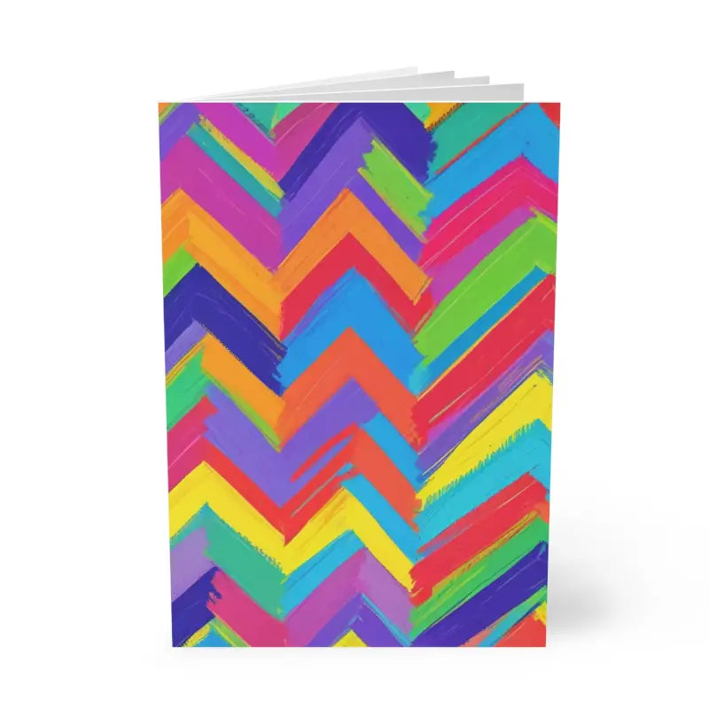 Messy Zigzag Patterns Mug - Softcover Notebook A5