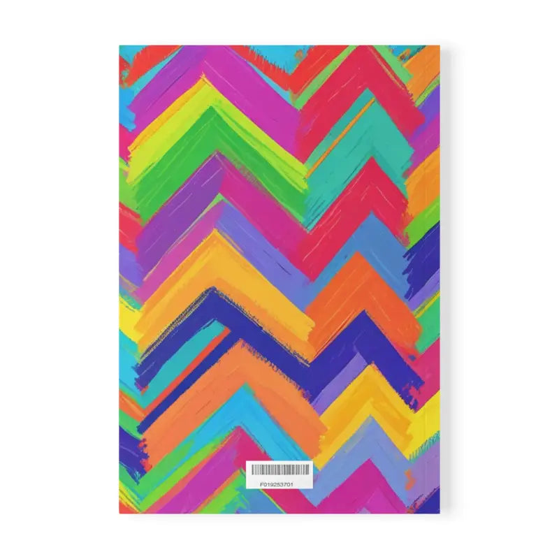 Messy Zigzag Patterns Mug - Softcover Notebook A5