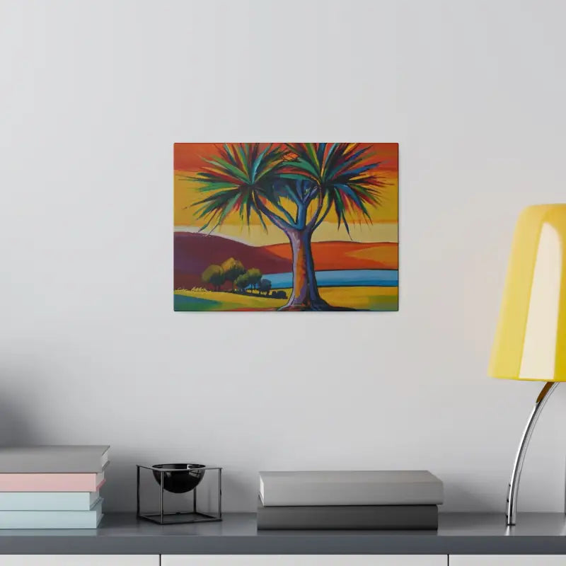 Date Palm Tree Canvas - Matte Stretched 0.75’’