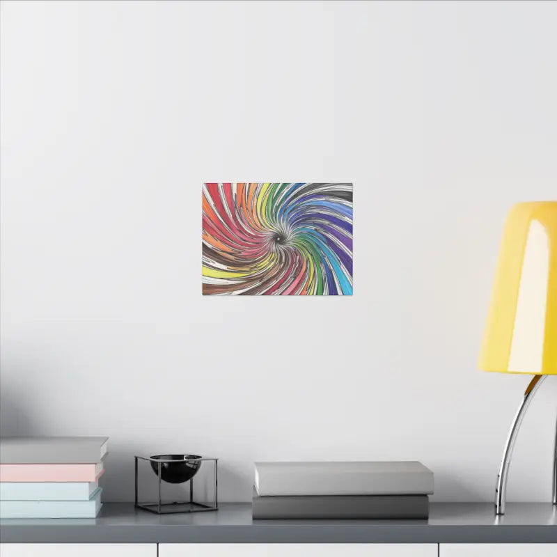 Vibrant Colourful Lines Sketch Art - Matte Canvas Stretched 0.75’’